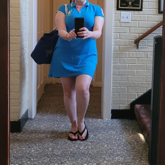 EUC US POLO ASSOCIATION POLO DRESS SZ M - Picture 2 of 5